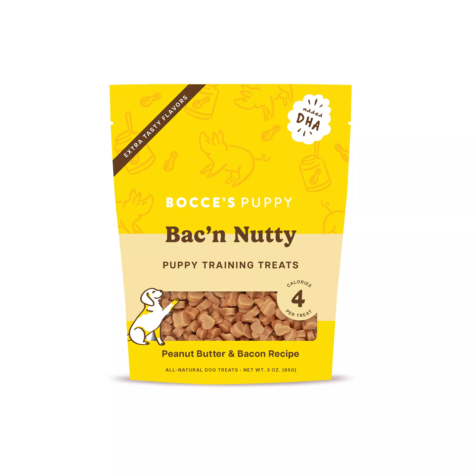 Bocce's Bakery Bacon Nutty Puppy Training Treat 3 OZ