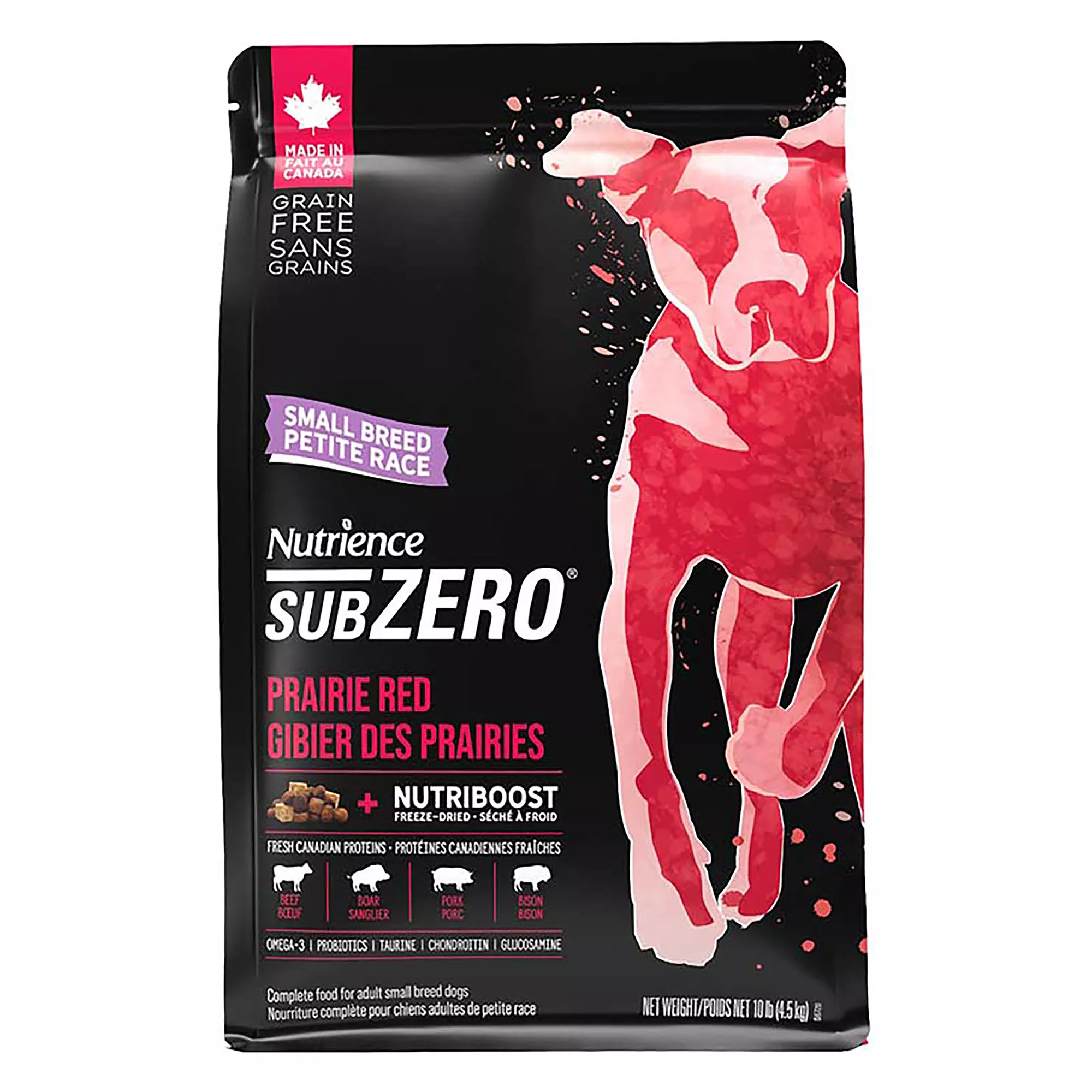 Nutrience SubZero Small Breed Adult Dog Food - Grain Free, Prairie Red