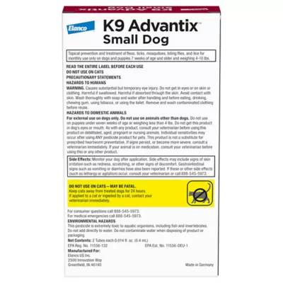 Product K9 Advantix® Classic 4-10 lbs Dog Flea & Tick Treatment