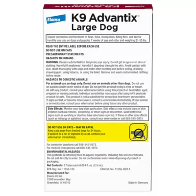 Product K9 Advantix® Classic 21-55 lbs Dog Flea & Tick Treatment