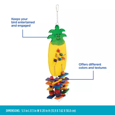 Product All Living Things® Pineapple Bird Toy
