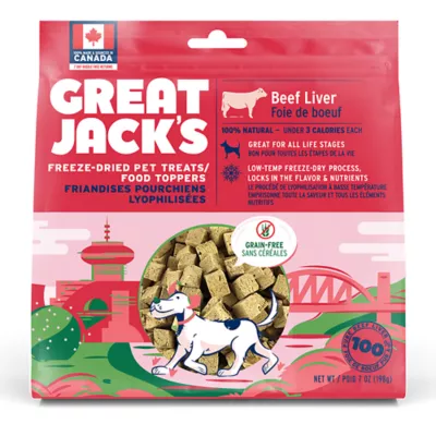 Product Great Jack's Dog Treats - Beef Liver