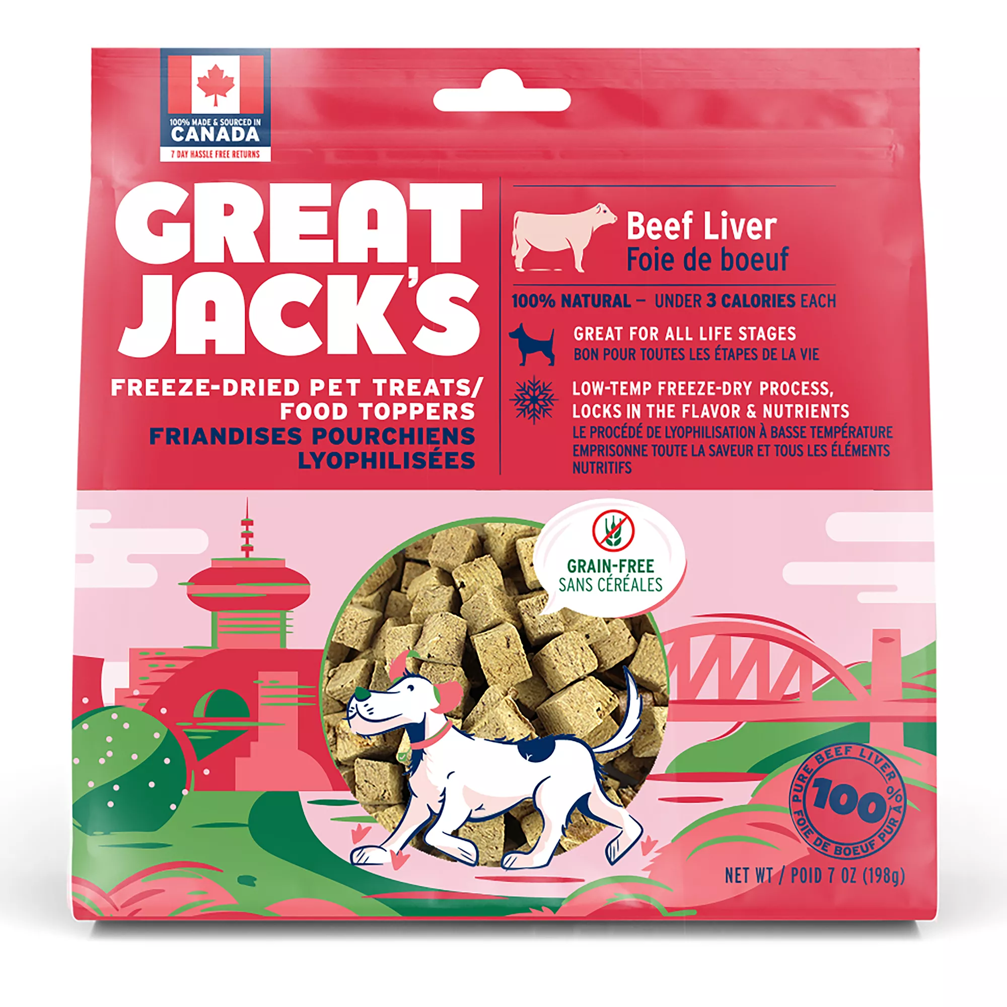 Great Jack's Dog Treats - Beef Liver