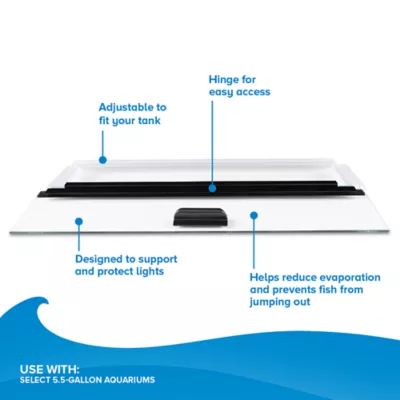 Top Fin® Aquarium Hinged Glass Lid - Image 4