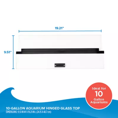 Top Fin® Aquarium Hinged Glass Lid - Image 2