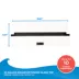 Top Fin® Aquarium Hinged Glass Lid image thumbnail 2