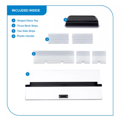 Top Fin® Aquarium Hinged Glass Lid - Image 3