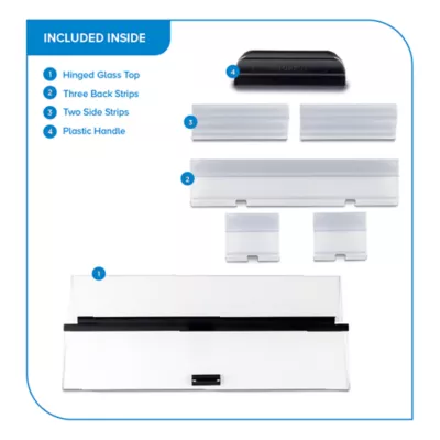 Top Fin® Aquarium Hinged Glass Lid - Image 3