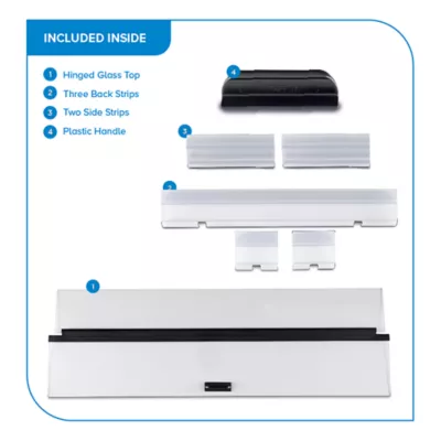 Top Fin® Aquarium Hinged Glass Lid - Image 3