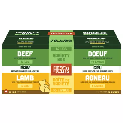 Product Hungry Hunter Frozen Raw Dog Food - Beef & Lamb Multipack