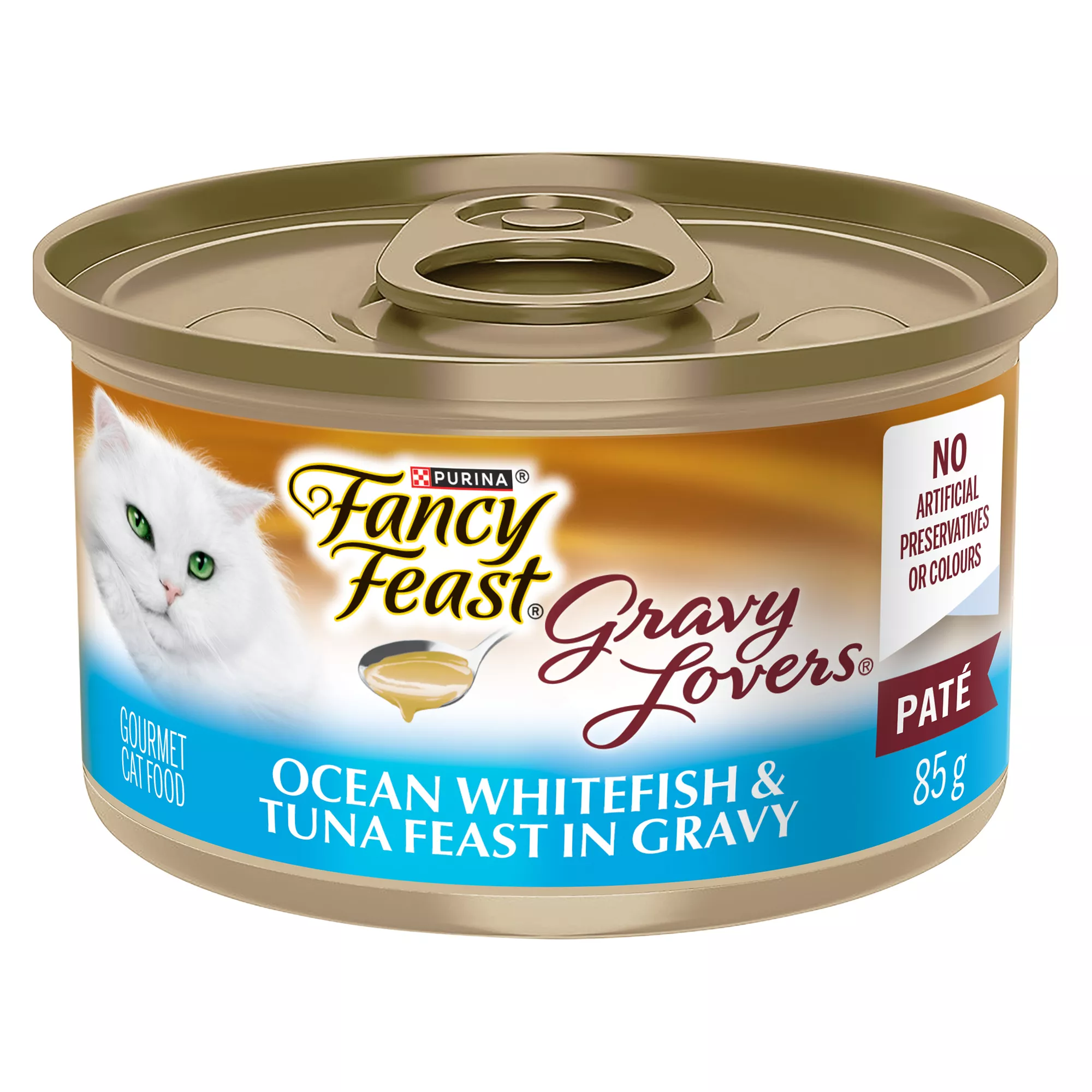 Fancy Feast Adult Wet Cat Food - 85 g, Ocean Whitefish, Tuna