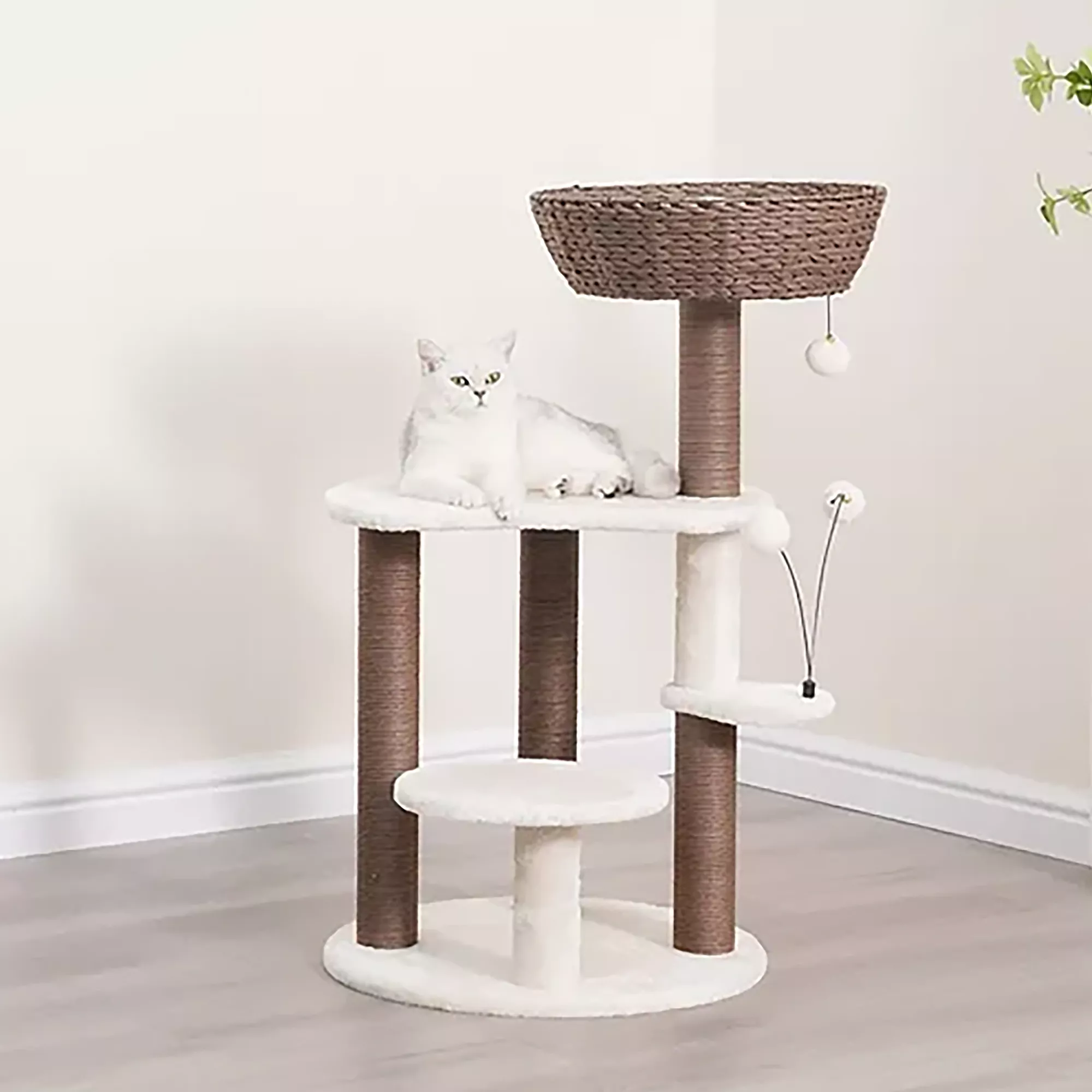 PetPals Quartz 4-Level Cat Tower