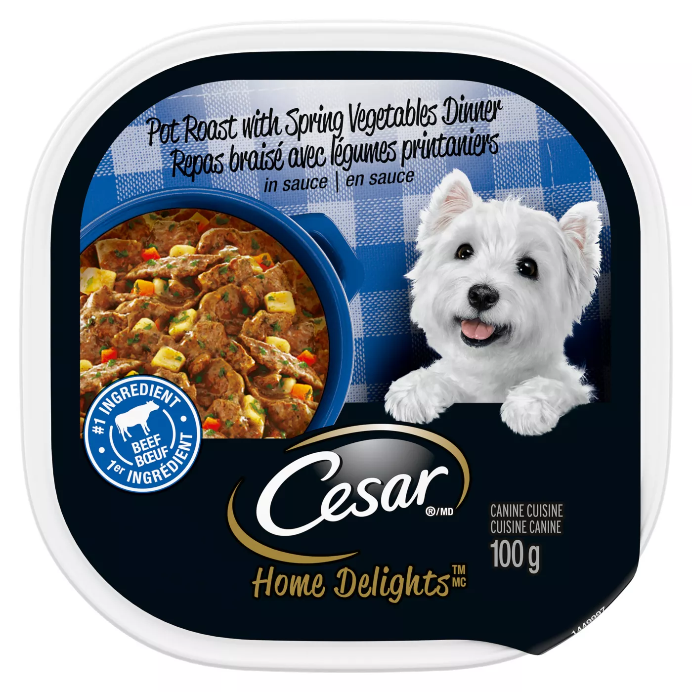 Cesar Home Delights Wet Dog Food Beef