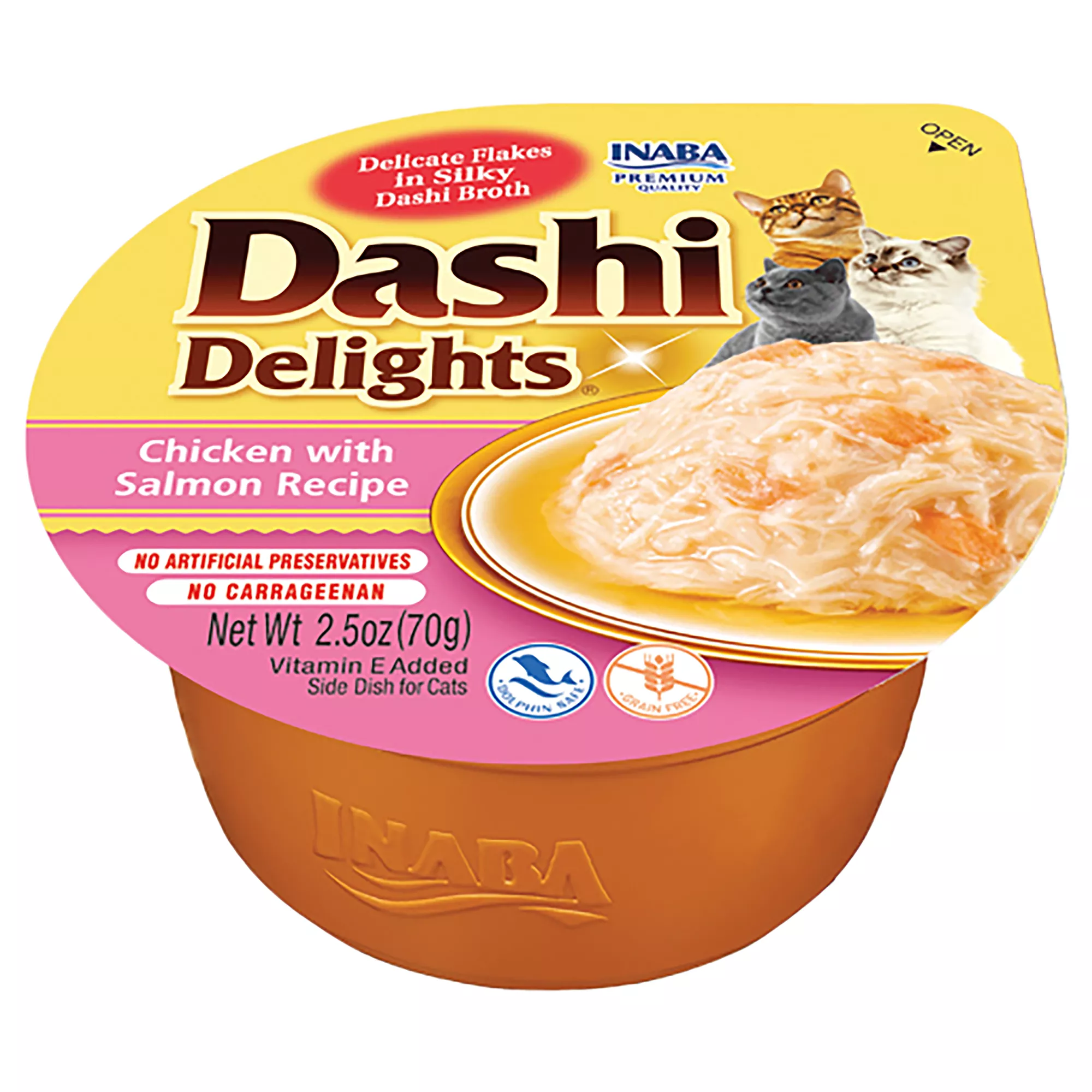 Inaba Dashi Delights Adult Cat Treat - Chicken & Salmon