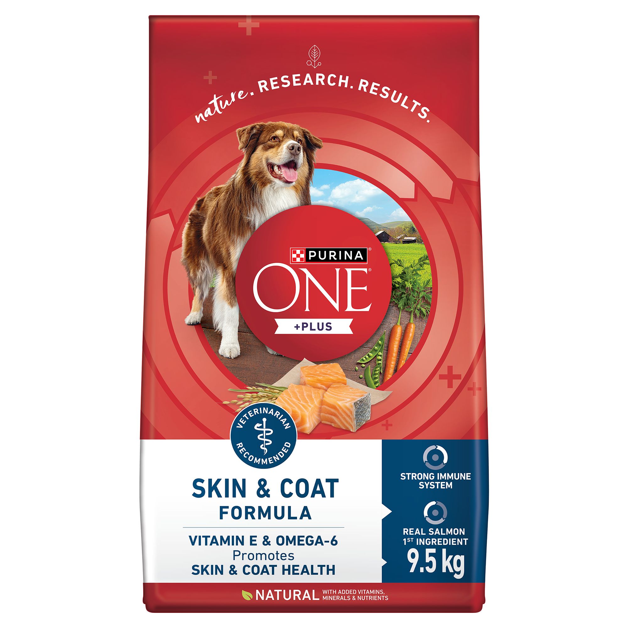 Purina ONE Plus Skin Coat Formula Salmon