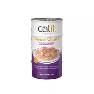 Product Catit Divine Shreds Cat Food - Tuna with Shrimp and Sweet Potato