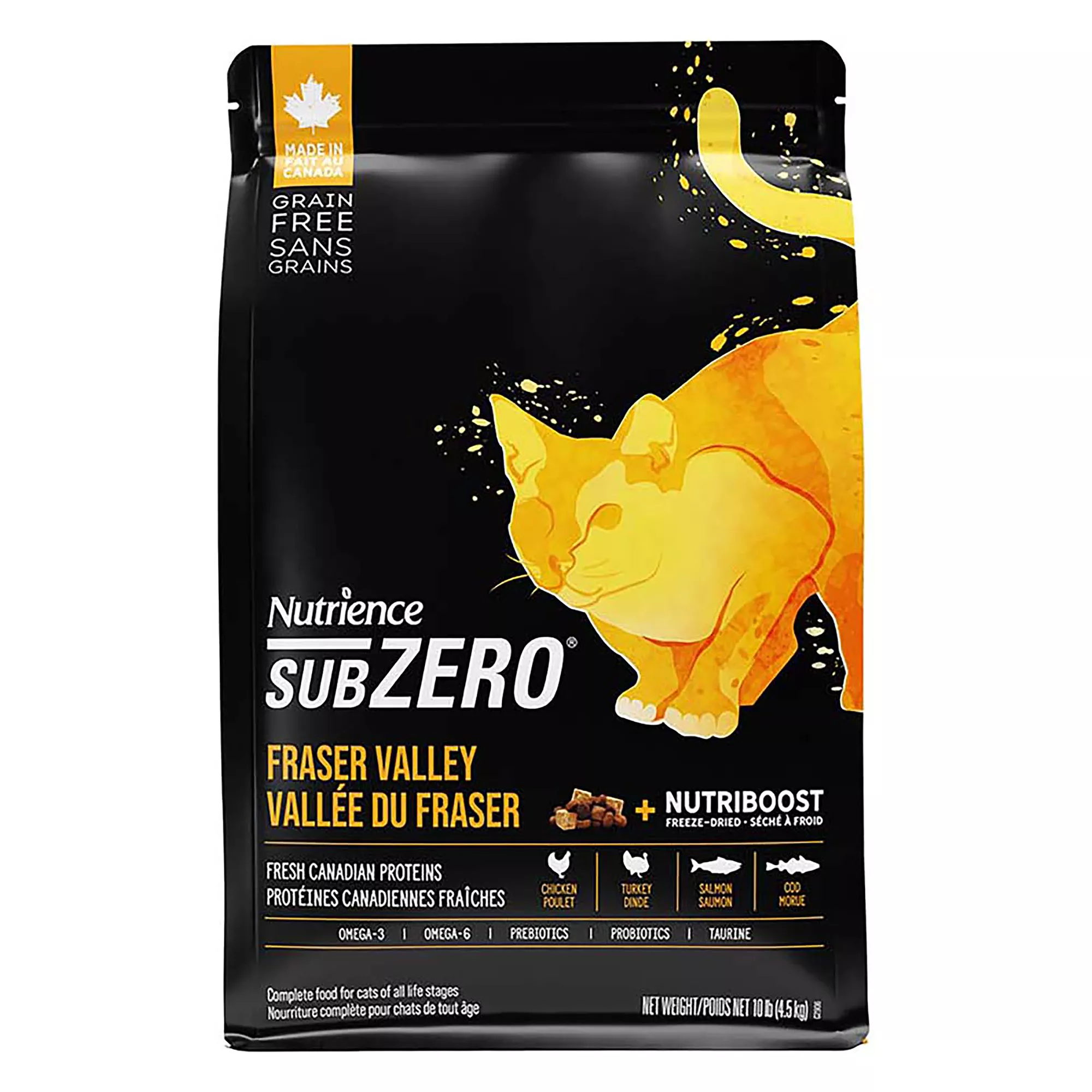 Nutrience SubZero Adult Cat Food - Fraser Valley