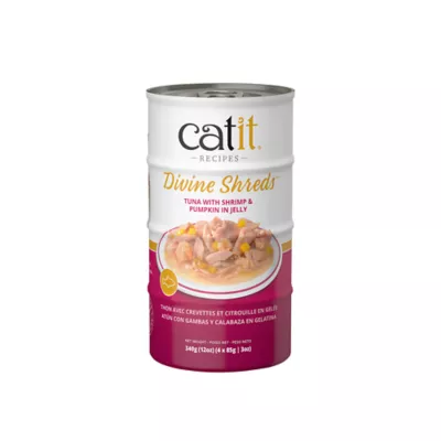 Product Catit Divine Shreds Cat Food - Tuna with Shrimp and Pumpkin