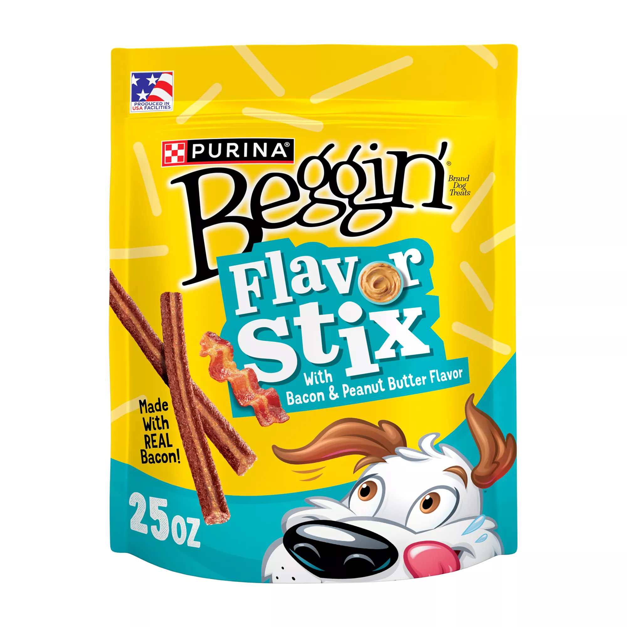 Purina Beggin' Flavor Stix with Bacon and Peanut Butter Flavor Dog Treats