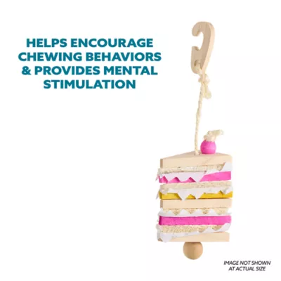 Product Full Cheeks™ Wooden Cake Slice Kabob Toy