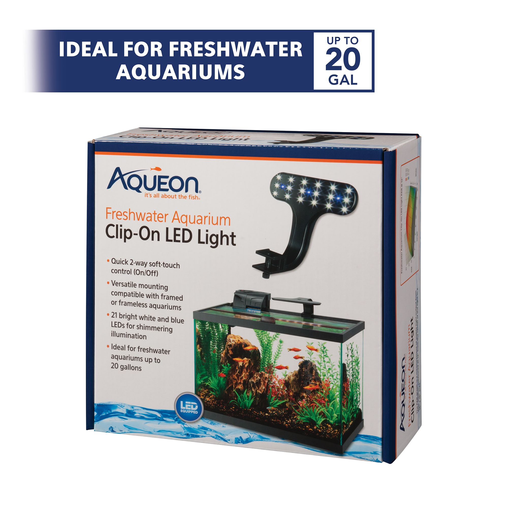Aqueon® Clip-On Aquarium LED for Fish Tanks - thumbnail 2