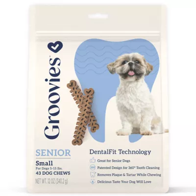 Product Groovies Next Generation Dental Chews Advanced Senior - Small
