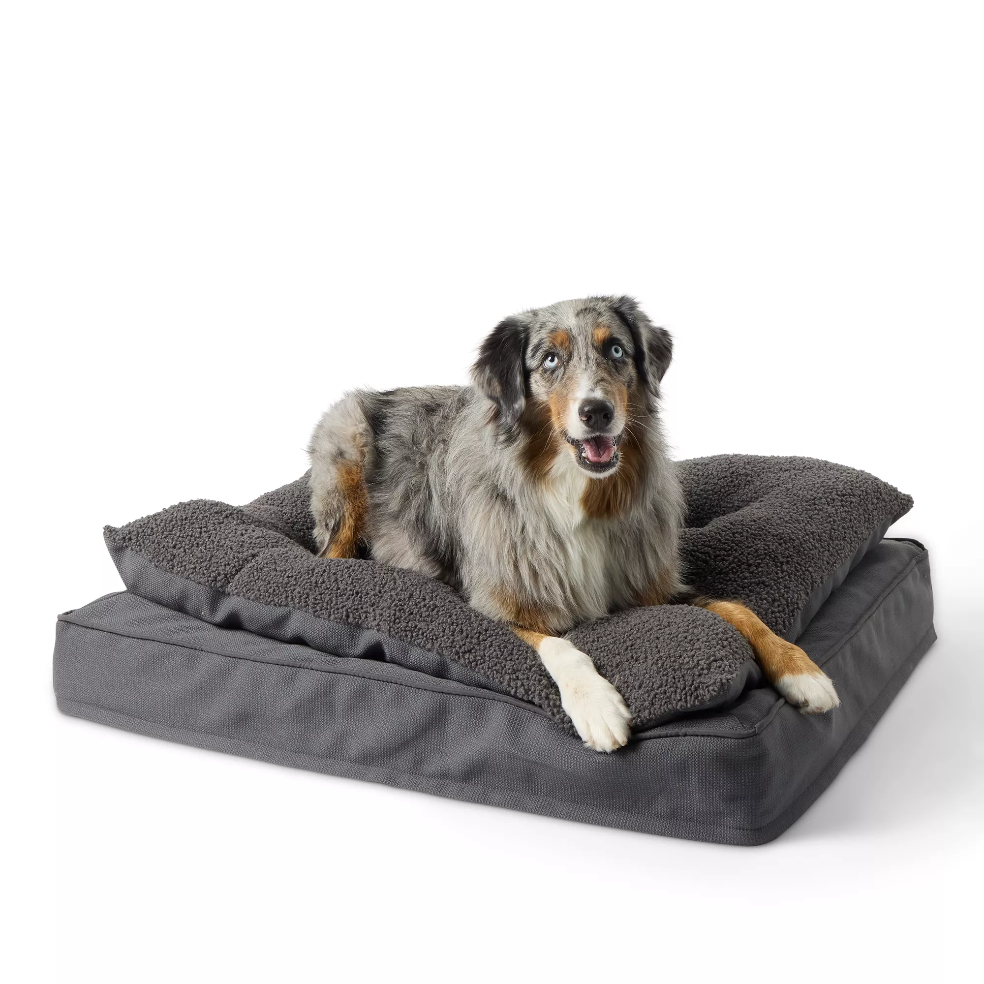 Top Paw Charcoal Orthopedic Pillow Top Dog Bed