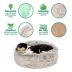 FurHaven Tan Calming Cuddler Donut Pet Bed - Driftwood 23" image thumbnail 5