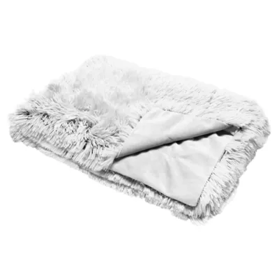 Product FurHaven Calming Long Faux Fur & Velvet Waterproof Dog Blanket