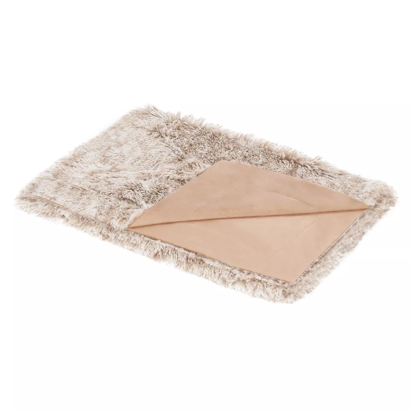 FurHaven Calming Long Faux Fur Velvet Waterproof Dog Blanket