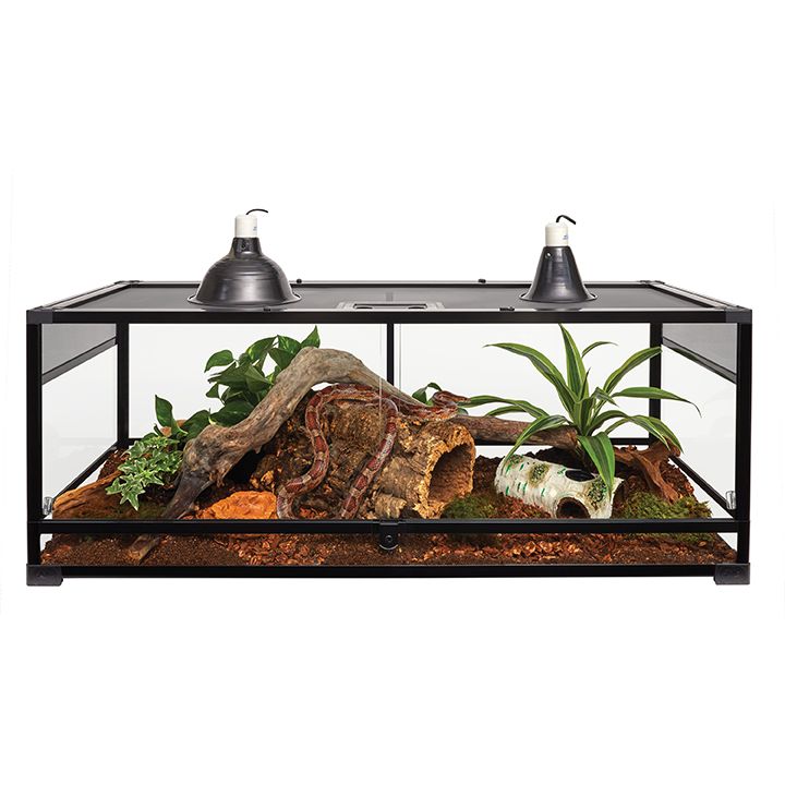 Zilla® QuickBuild Terrarium - Reptile Habitat Enclosure - 48 x 18 in - thumbnail 2