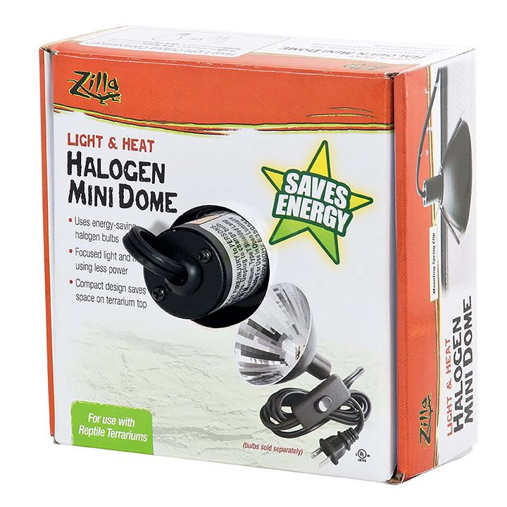 Zilla® Light & Heat Halogen Mini Dome For Reptile Terrariums Halogen Basking Heat Bulb - thumbnail 5