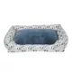 Product Top Paw Blue Dog Faces Cuddler Dog Bed