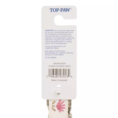 Product Top Paw® Flower Fashion Dog Collar