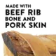Product Dentley's Nature's Chews Pork Wrapped Beef Rib Dog Chew 7 Inch 1.5 OZ