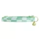 Product Whisker City Green Checkered Cat Collar