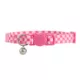 Product Whisker City Pink Checkered Cat Collar