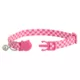 Product Whisker City Pink Checkered Cat Collar