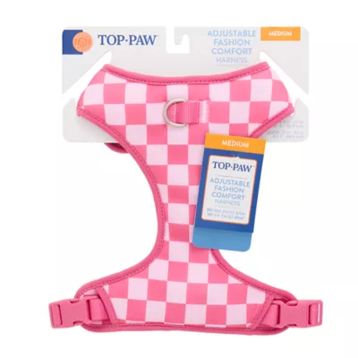 Top Paw® Checkered Adjustable Fashion Comfort Dog Harness - Image 5