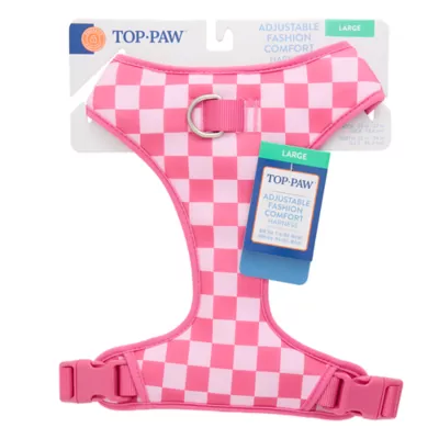Top Paw® Checkered Adjustable Fashion Comfort Dog Harness - Image 5