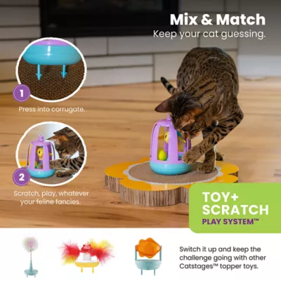 Product  Catstages Chirping Bird Scratch Toy