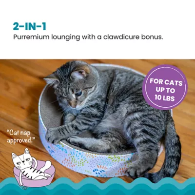 Product Catstages Scratch & Cuddle Corrugated Cat Scratcher and Lounger