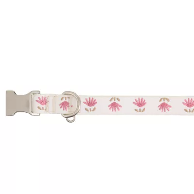 Product Top Paw Pink Flower Fashion Dog Collar