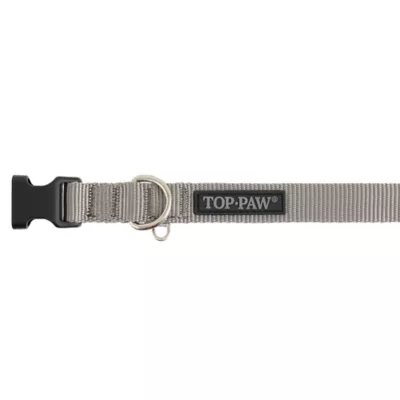 Product Top Paw Grey Adjustable Dog Collar