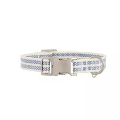 Product Top Paw Blue Woven Fashion Dog Collar