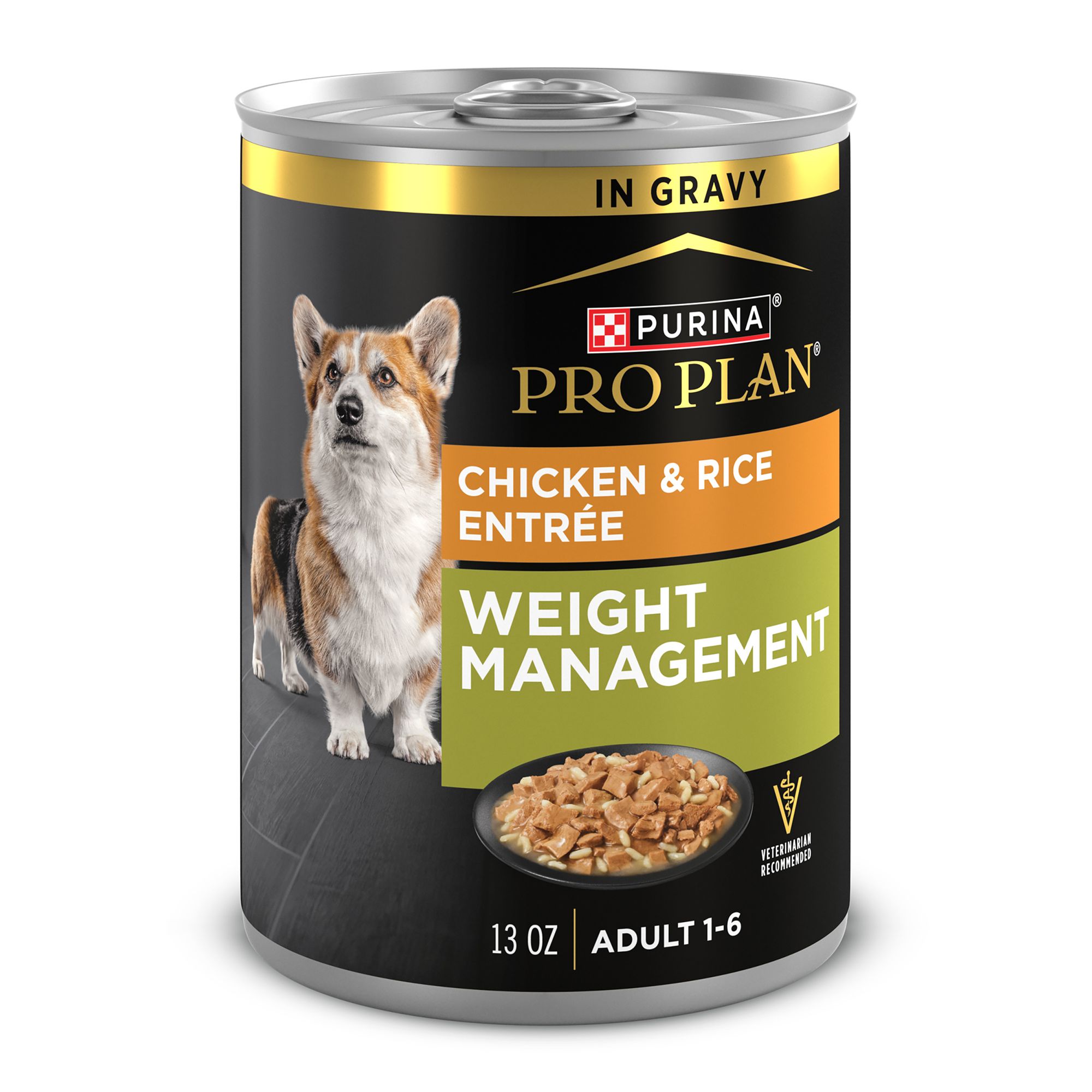 Purina Pro Plan Weight Management Adult Dog Wet Food - Chicken & Rice ...