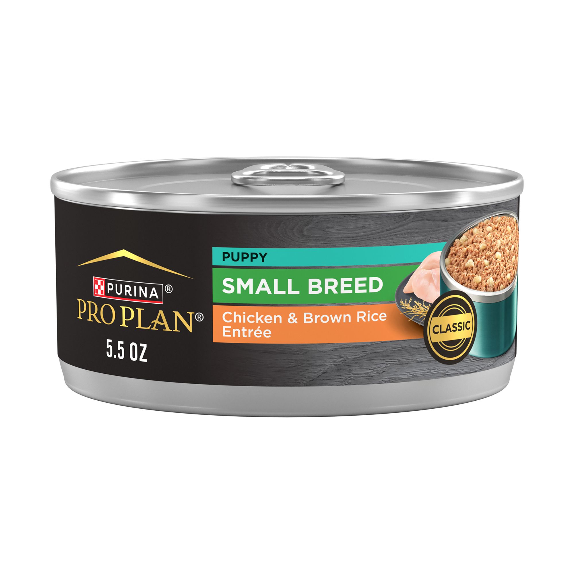 Pro Plan Plan Chicken Brown Rice Recipe Entree Small Breed Puppy Dog Wet Food 5.5 oz