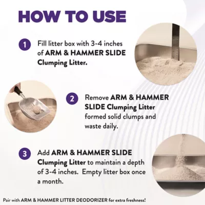 Arm & Hammer Slide Cat Litter - Clumping, Multi-Cat - Image 7