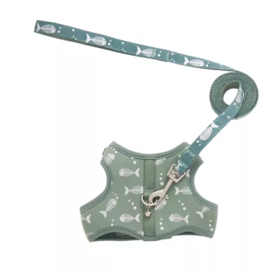 Product Whisker City Fish Foil Kitten Harness and Leash Combo Set