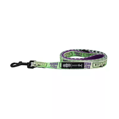 Product Sassy Woof Beetlejuice Adjustable Dog Leash